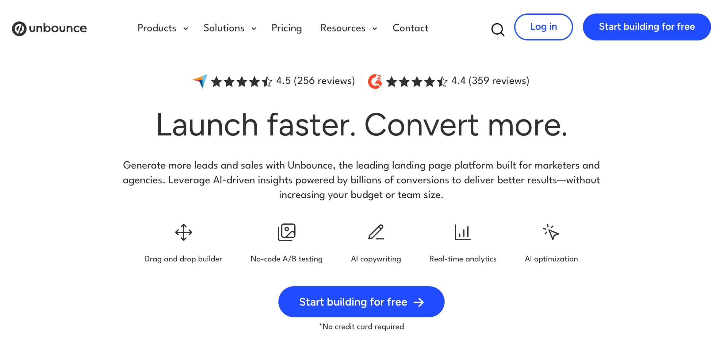 Unbounce公式サイト