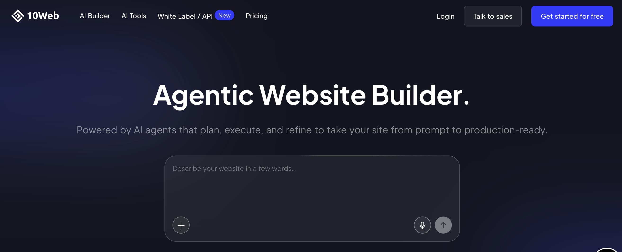 10Web公式サイト